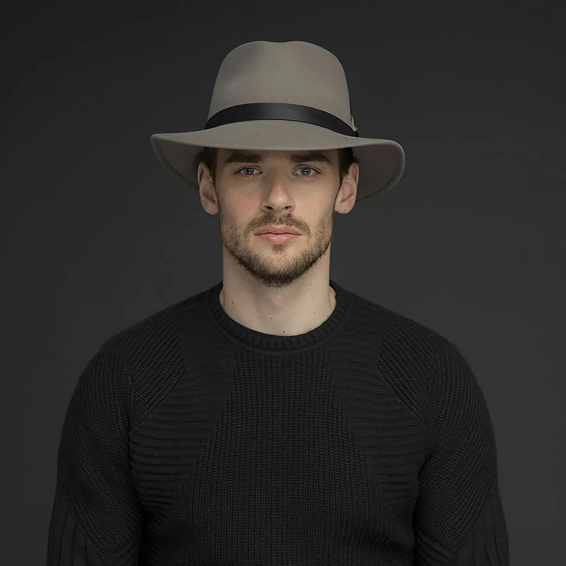 abbott_3.webp Bailey Hats Made In Usa | Abbott Charcoal
