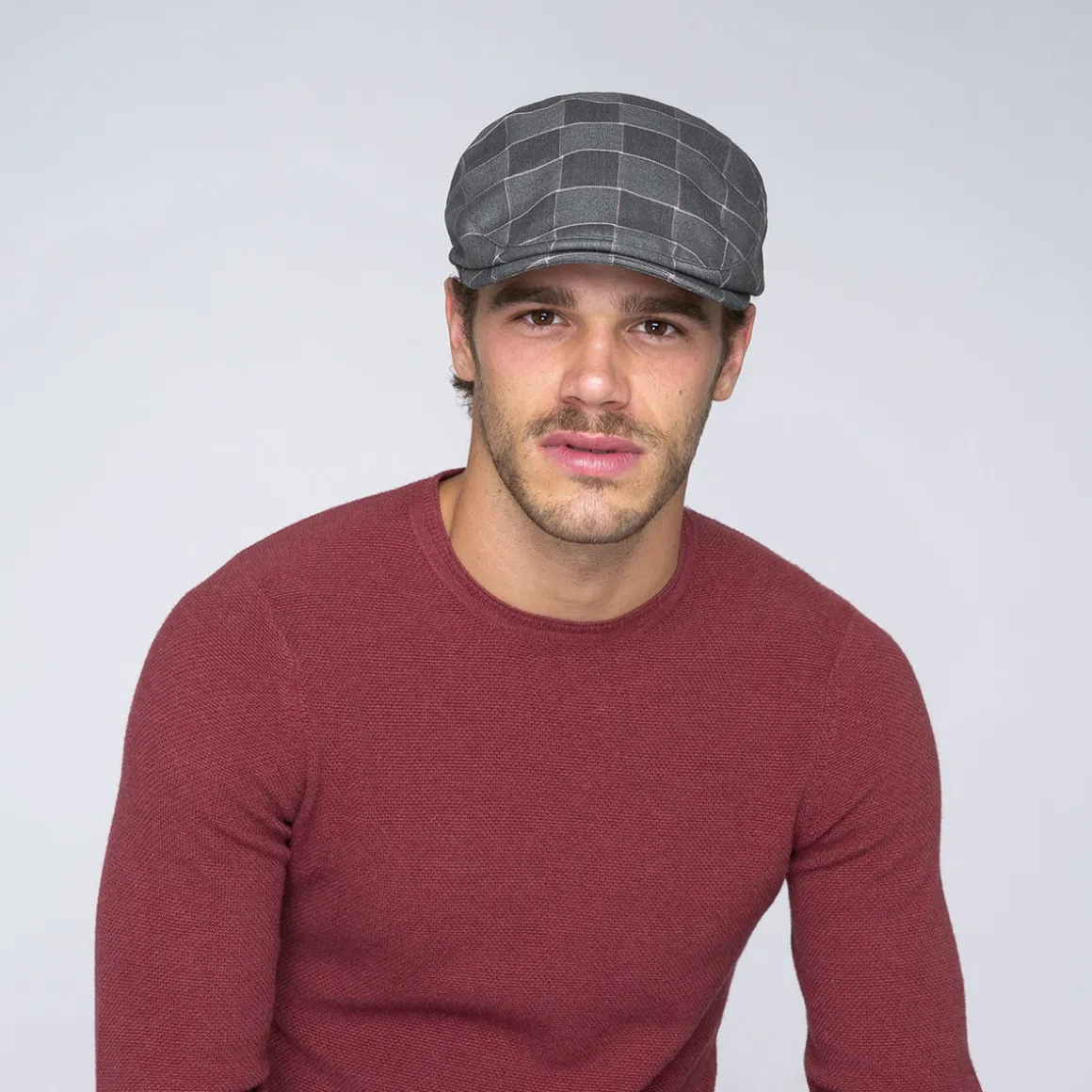 candler_5.webp Bailey Hats Ivy & Flat Caps | Candler Navy Check