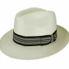 Bailey Hats Litestraw® | Creel Natural/Black Taupe Stripe