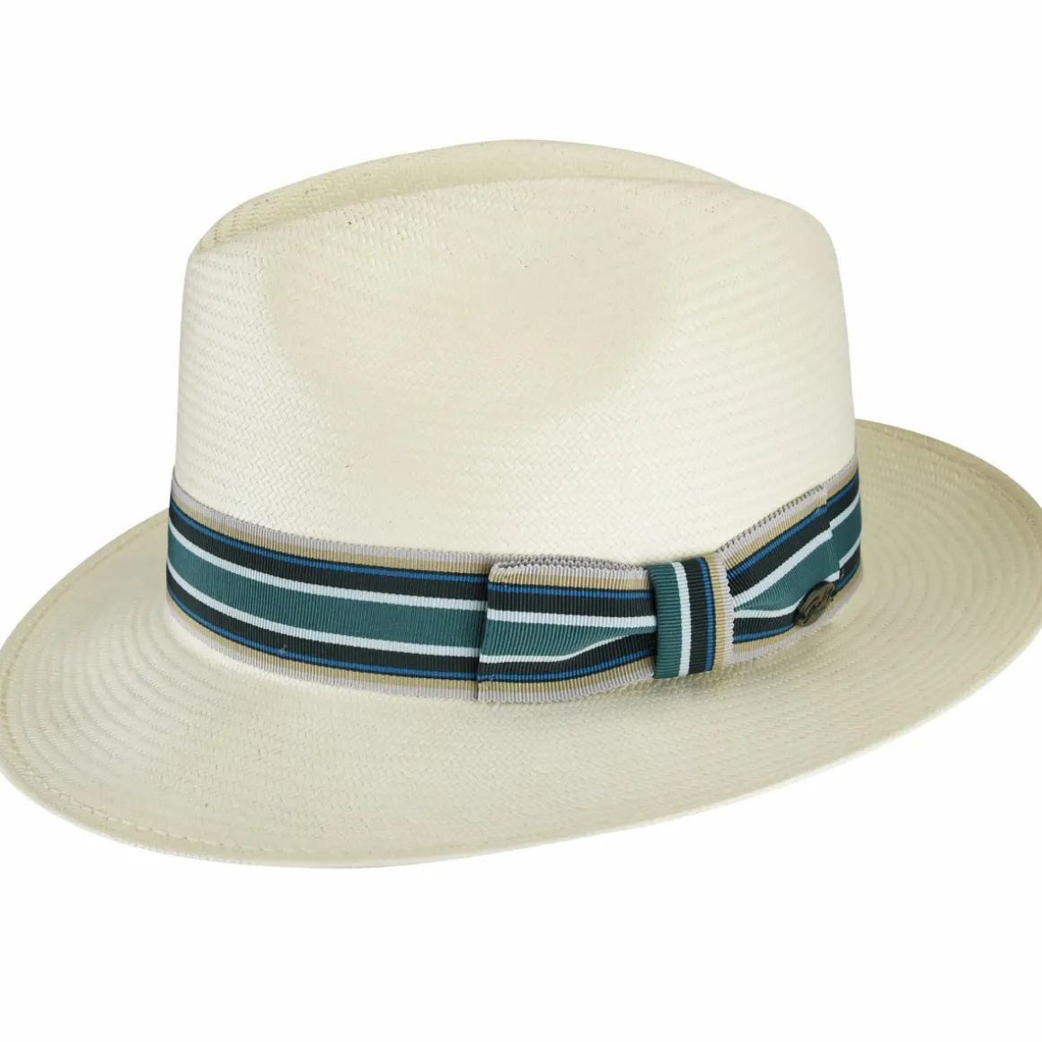 creel_2.webp Bailey Hats Made In Usa | Creel Natural/Black Taupe Stripe