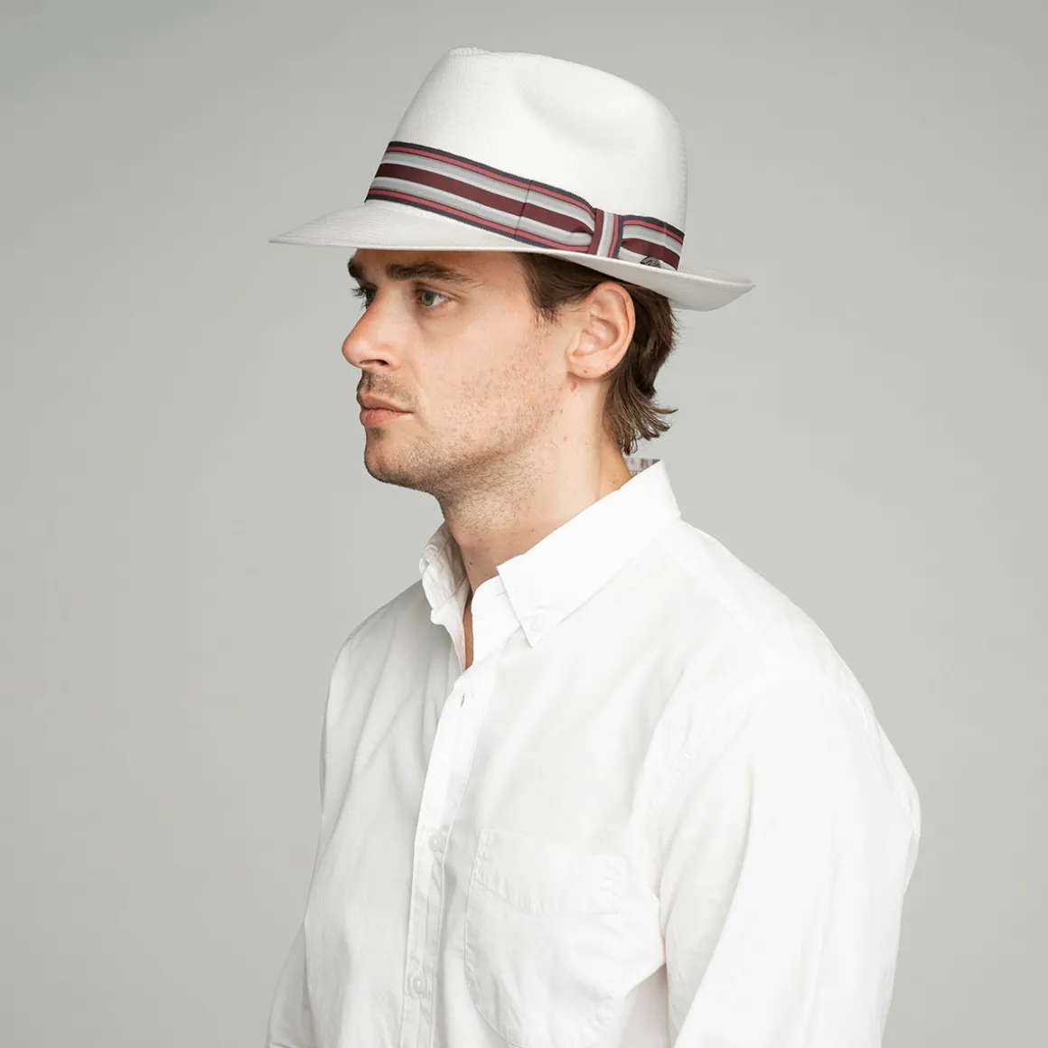 creel_6.webp Bailey Hats Made In Usa | Creel Natural/Black Taupe Stripe