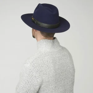Bailey Hats Wool Felt | Devers Ink Blue