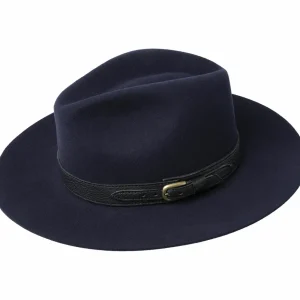 Bailey Hats Wool Felt | Devers Ink Blue