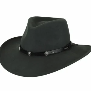 Bailey Hats Wool Felt | Eddy Bros.® Wild Flush Dark Grey