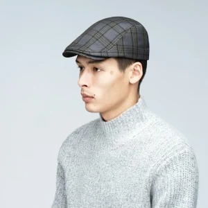 Bailey Hats Ivy & Flat Caps | Elbin Charcoal Plaid