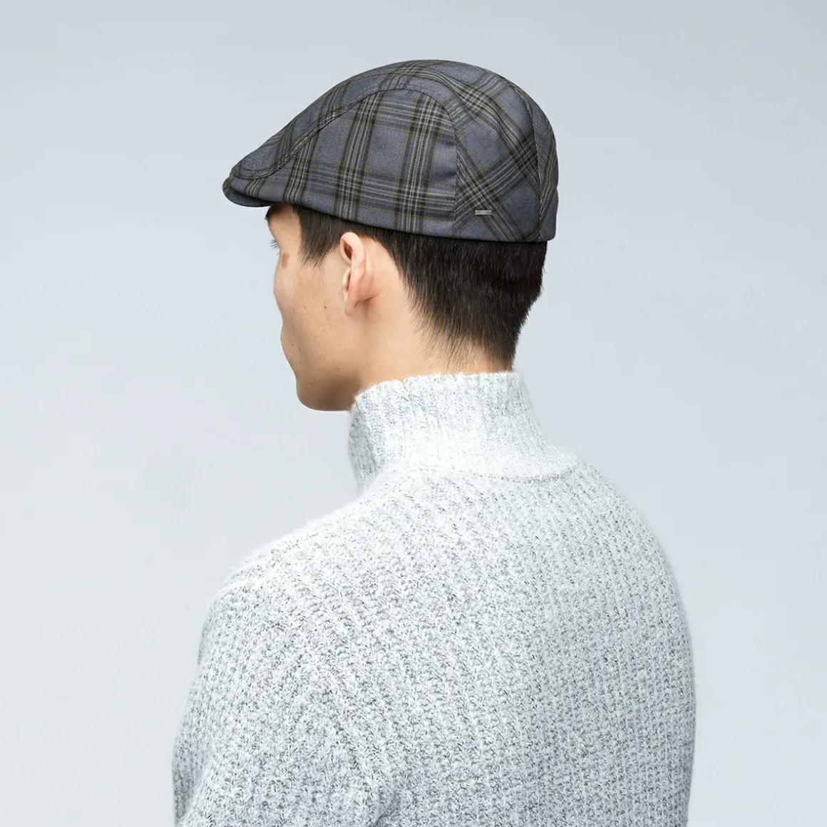 elbin_3.webp Bailey Hats Ivy & Flat Caps | Elbin Charcoal Plaid