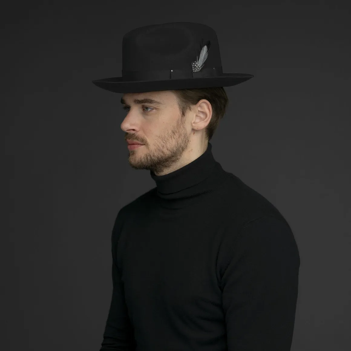 gangster_7-3.webp Bailey Hats Wool Felt | Gangster Black