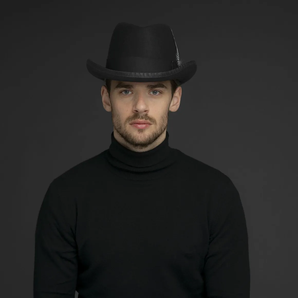 godfather_2-2.webp Bailey Hats Wool Felt | Godfather Black