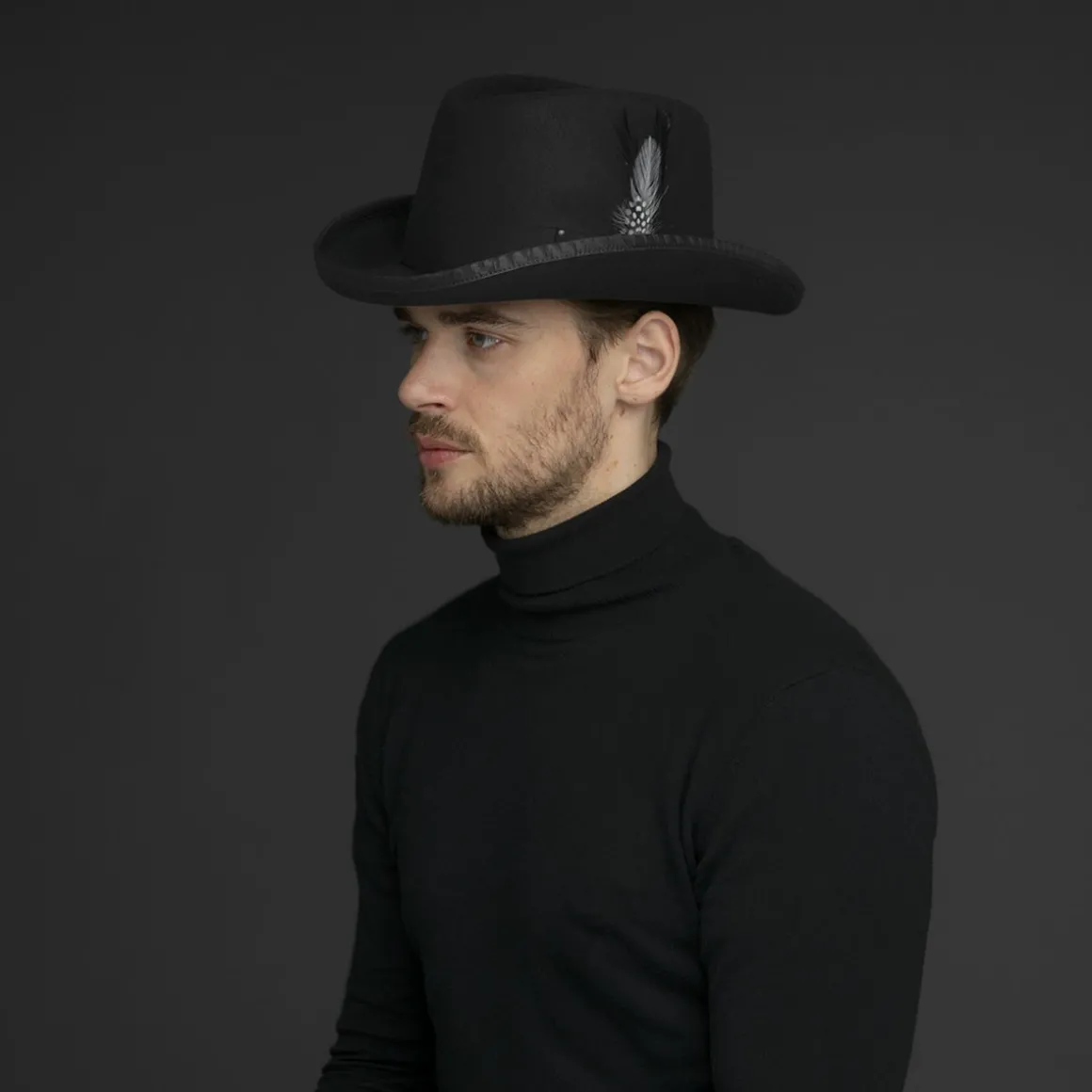 godfather_3-2.webp Bailey Hats Wool Felt | Godfather Black