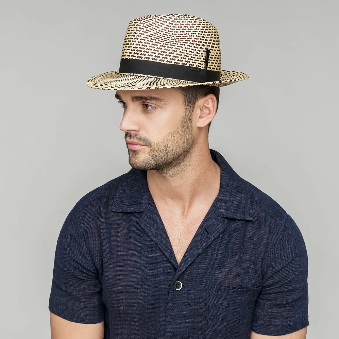 hernen_4.webp Bailey Hats Extended Sizes | Hernen Espresso Check
