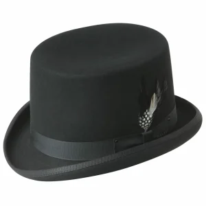 Bailey Hats Wool Felt | Ice Black