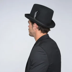 Bailey Hats Wool Felt | Ice Black