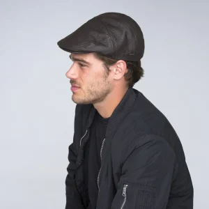 Bailey Hats Leather | Langham Dark Brown