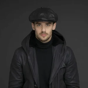 Bailey Hats Leather | Noclin Black