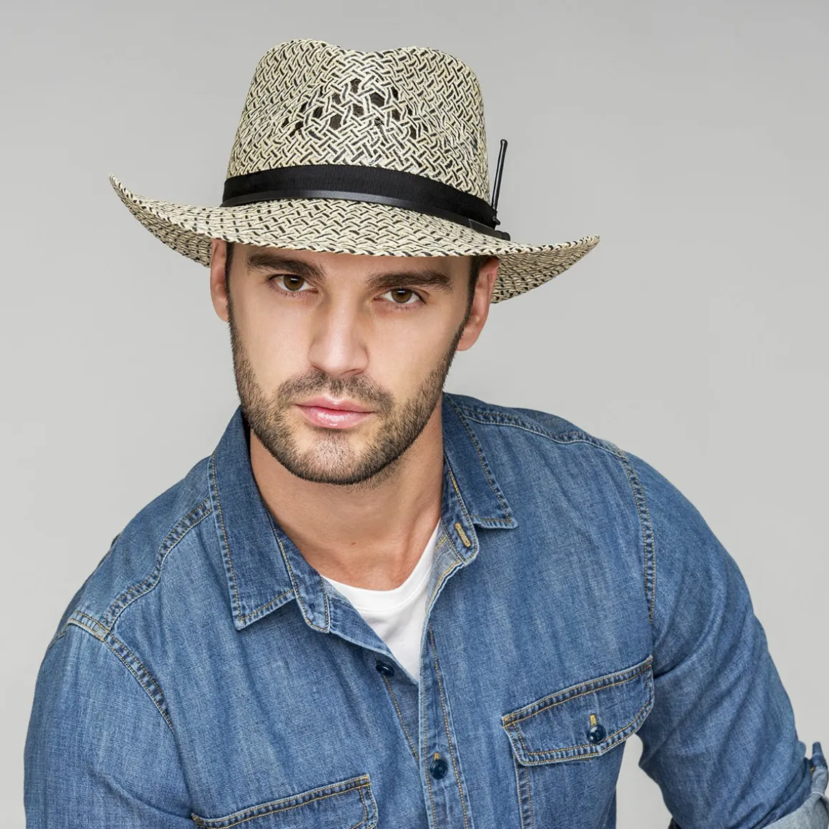 telfar_3.webp Bailey Hats Made In Usa | Telfar Natural/Black